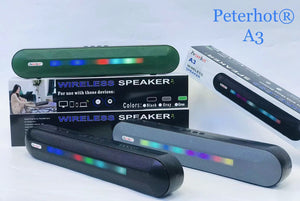 Bluetooth Speaker With Long LED Breathing Light