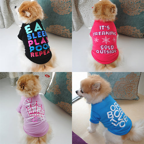 Pet Cute Puppy Costume Cartoon Dog Clothing