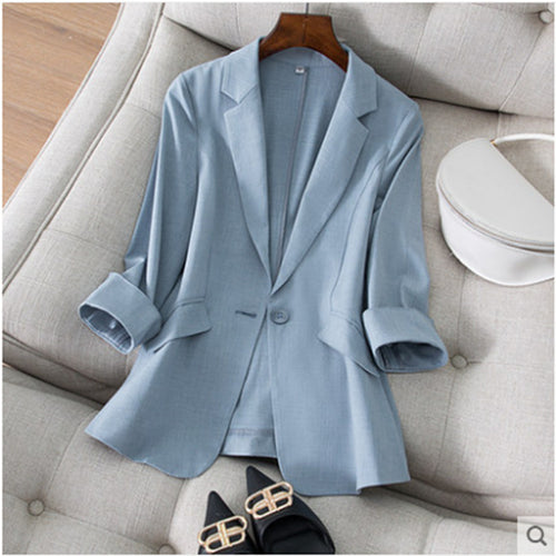 Suit Jacket Female Temperament Slim Slimming Suit Female Blouse