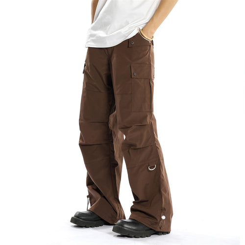 Loose Street Workwear Trousers For Men