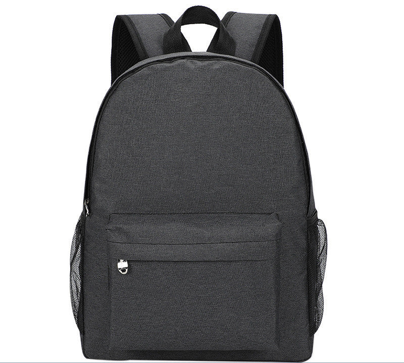 Solid Color Backpack Travel Business Casual