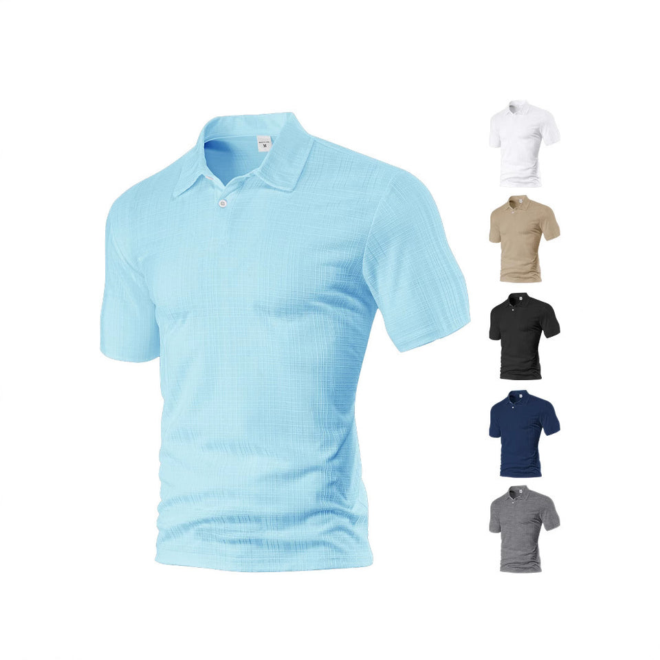 Small Plaid Polo Men's Shirt