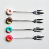 Doughnut cutlery fork spoon