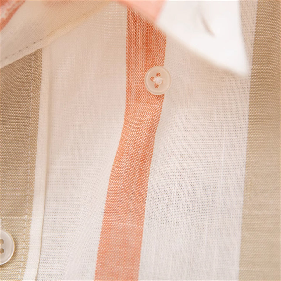 Men's Breathable All-match Concealed Buttoned Pointed Collar Shirt