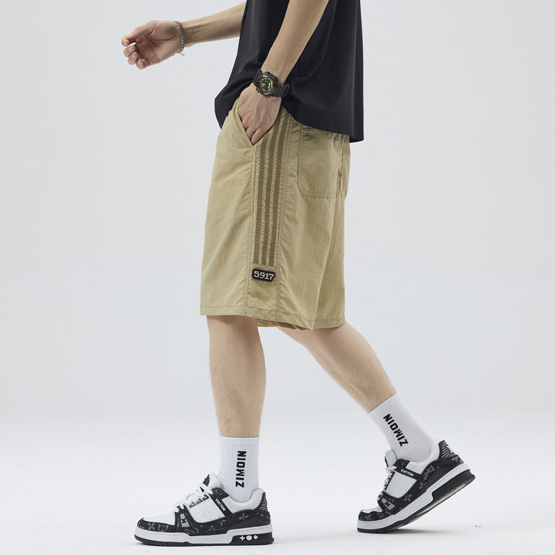 Quick-dry Casual Shorts Men's Loose Straight