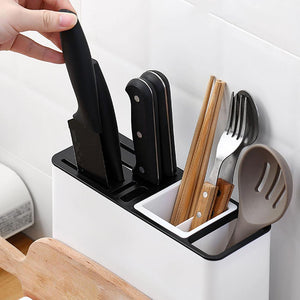 Tableware Storage Holders Kitchen Knife Plastic Storages Racks for Kitchen  Convenience Cabinet