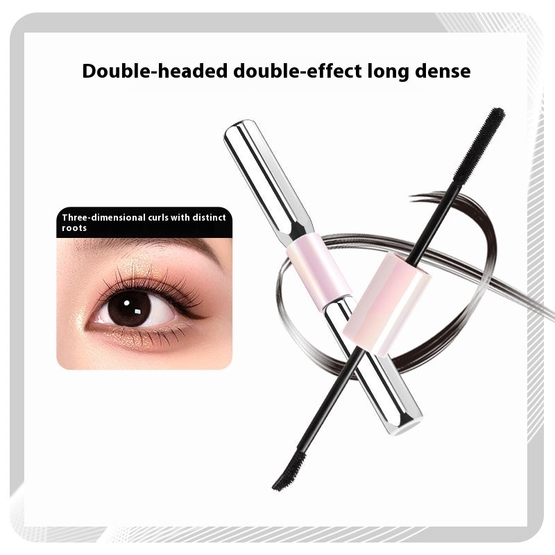 VIPABC New Barbell Double-headed Mascara Waterproof Long Curling