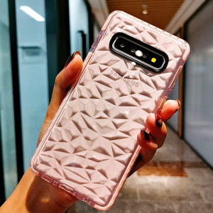 Diamond pattern phone case