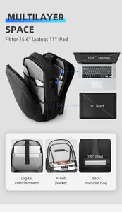 Large capacity anti-theft backpack