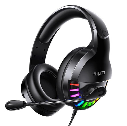 Wired Gaming Headset With ,Icrophone Sound Card Line Control