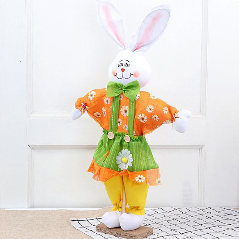 Rabbit Scarecrow Toy