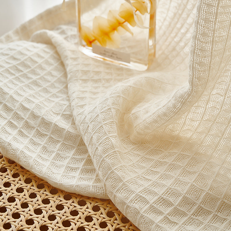 Tawny Gauze Curtain Living Room Bedroom Balcony Through Light
