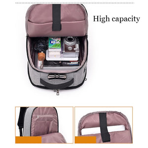 Anti-theft backpack with code lock charging