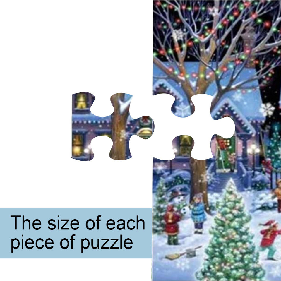 Christmas puzzle toy