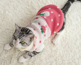 Puppy cat clothes anti-hair fall and winter clothes to keep warm