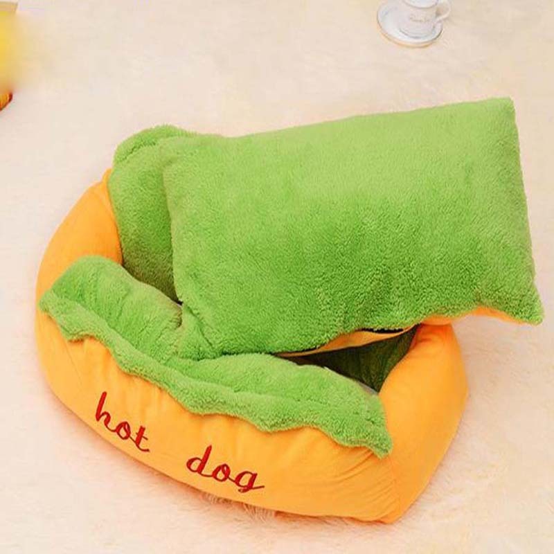 Hot Dog Bed Pet Winter Beds For Small Medium Large Dogs Sofa Cushion Warm Dog House Cat Sleeping Bag Cozy Puppy Nest Kennel