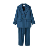 Mid-length small suit two-piece female casual slim