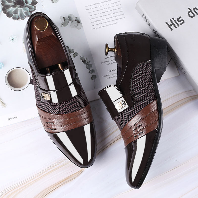 Men's shoes leather shoes men's casual shoes