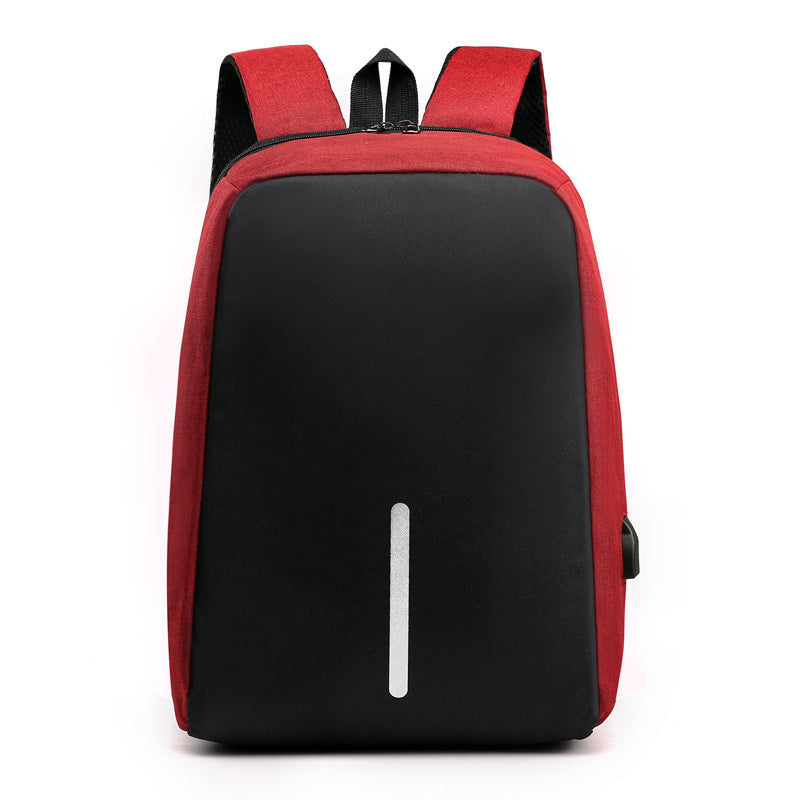 fashion new anti-theft backpack casual backpack business men multi-function USB backpack