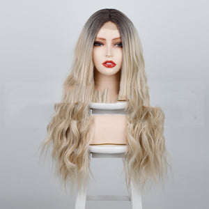 Fluffy Water Ripple Wig Headgear