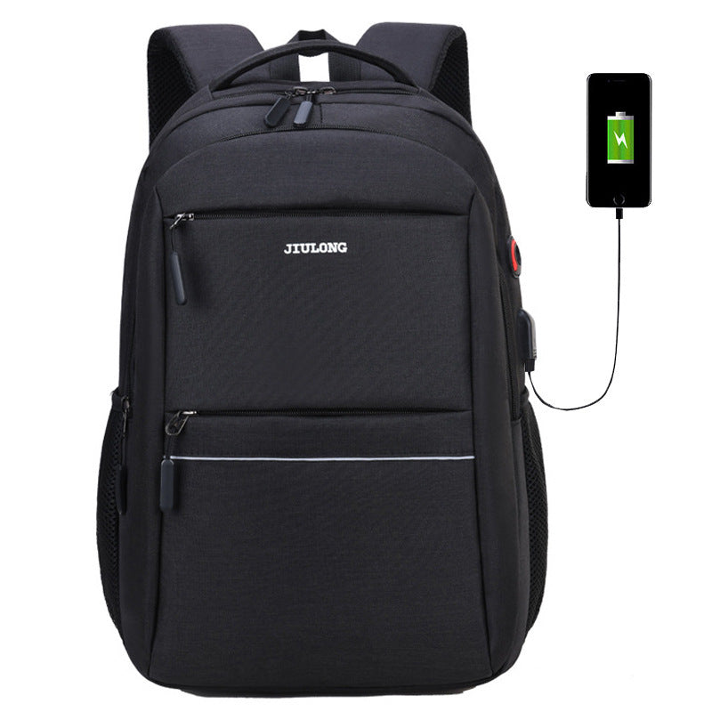 Business Men's USB Charging Backpack Multifunctional Laptop Backpack