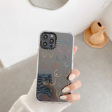 Compatible with Apple, Compatible with Apple , Illustration Spoof abstract IPhone Case Shockproof Phone Case