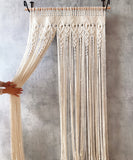 Perforated Nordic Woven Shading Light Tassel Partition Curtain Sliding Curtain