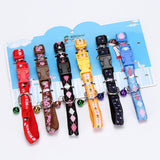 Pet Collar Dog Patch Fashion Printing Bell Dog Collar