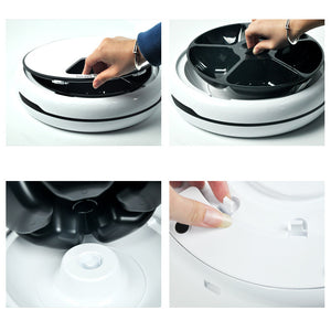 Automatic Intelligent Turntable Pet Feeder Electric Voice Prompt Unmanned Feeding Machine