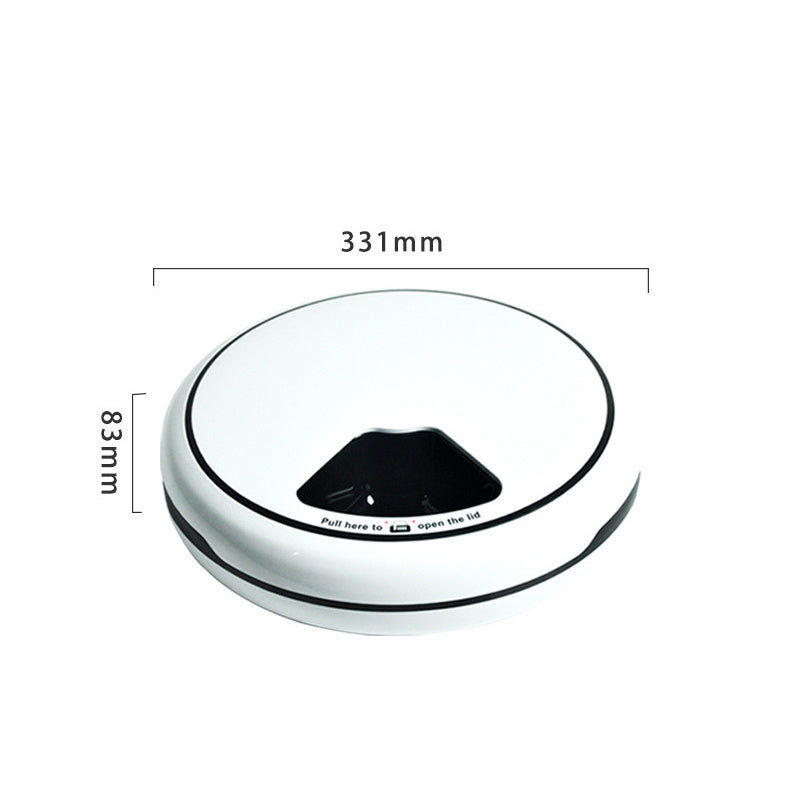 Automatic Intelligent Turntable Pet Feeder Electric Voice Prompt Unmanned Feeding Machine