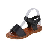 Low-heel Square Heel Velcro Beach Shoes