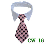 Pet Neck Tie Dog Tie Striped Bib Scarf Bow Knot