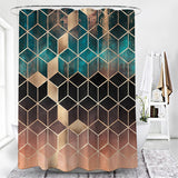 Simple Wind Geometric Pattern Toilet Curtain