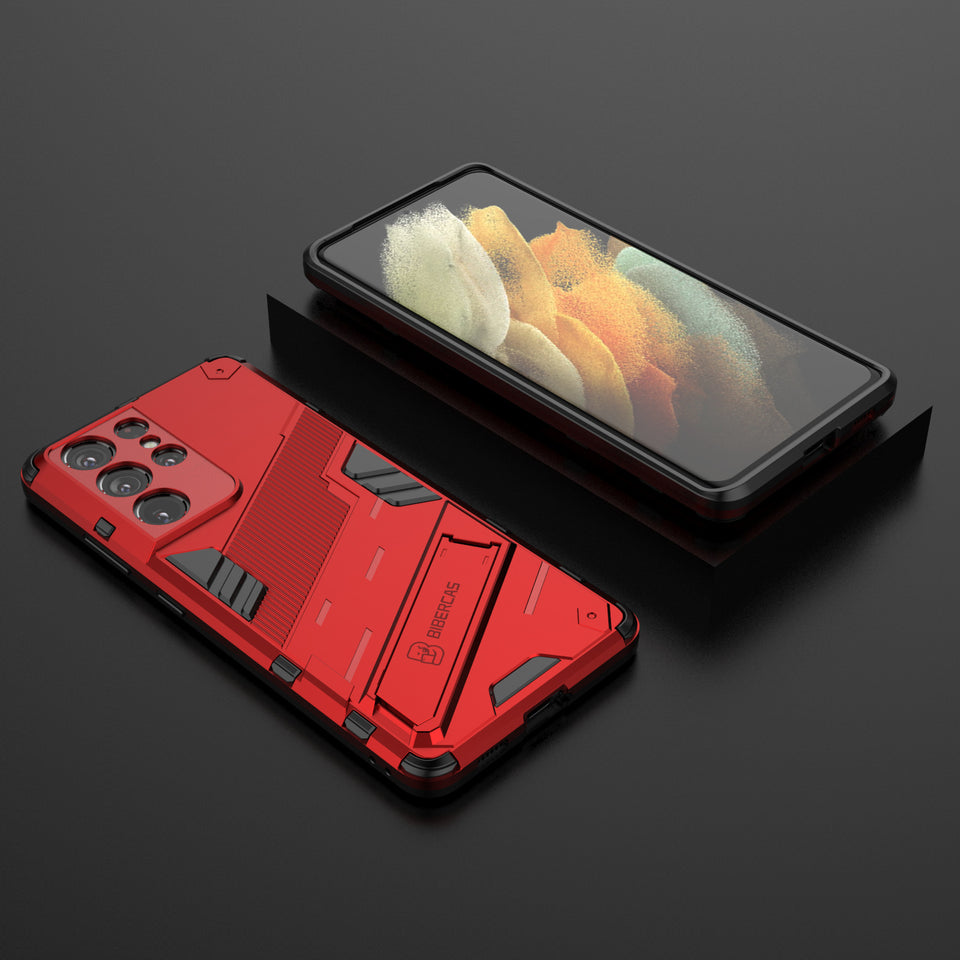 Punk Armor Bracket Mobile Phone Case
