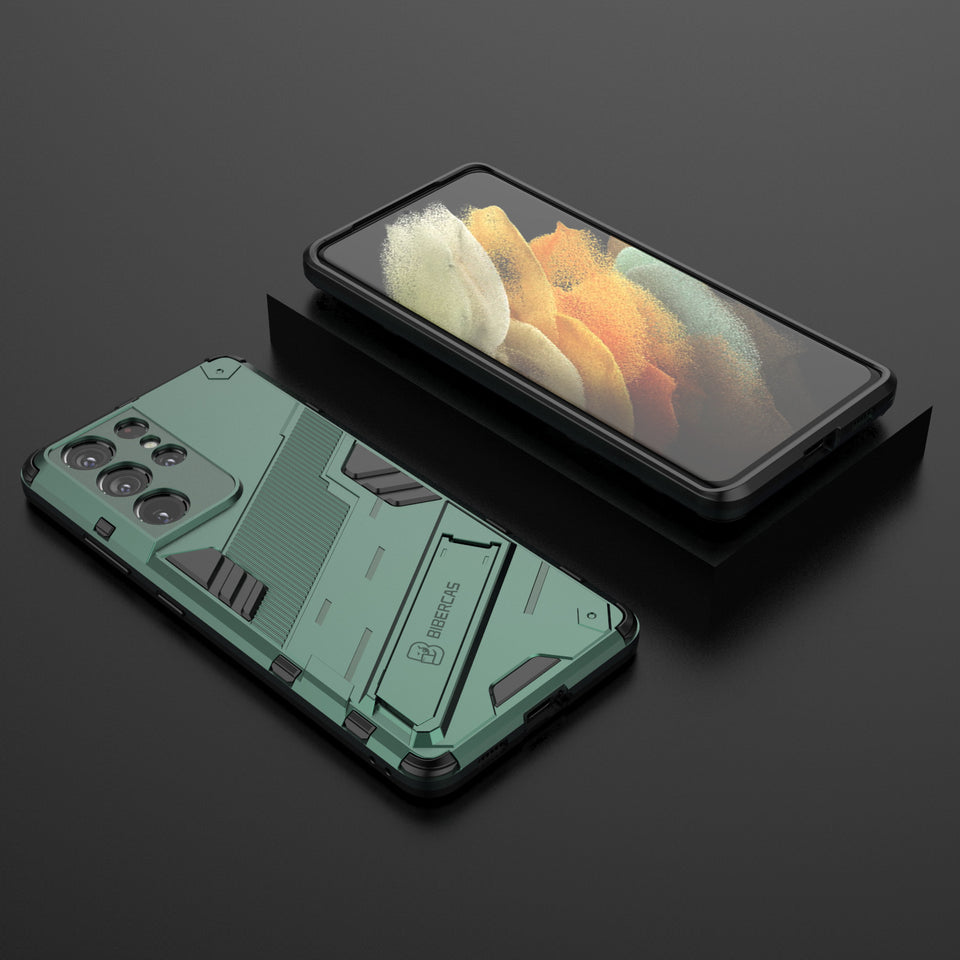 Punk Armor Bracket Mobile Phone Case