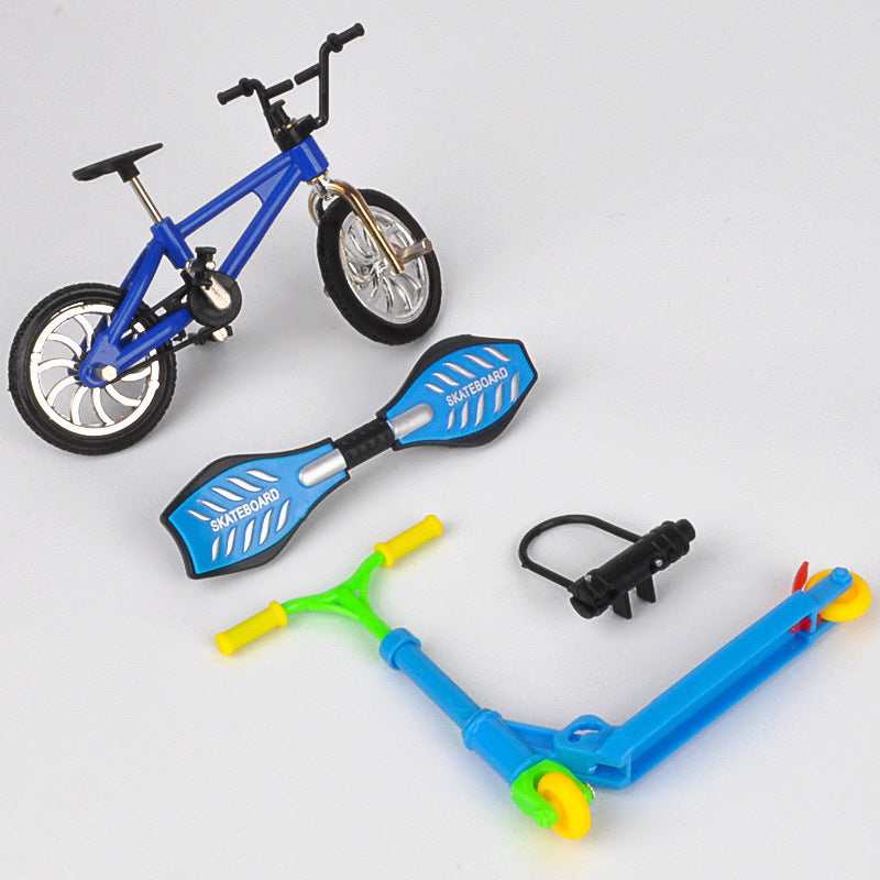 Educational Toy Finger Bicycle Finger Skateboard Toy Set
