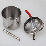 Stainless steel blowing glaze pot