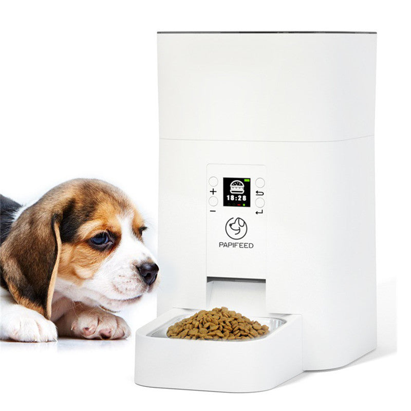 Color Screen Pet Smart Feeder Intelligent Timing And Quantitative Feeding Machine Automatic Pet Feeder