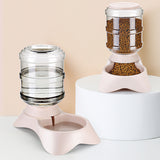 Frosted Texture Plastic Automatic Pet Feeder