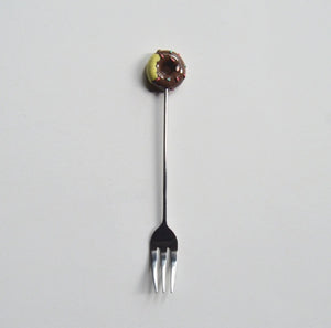 Doughnut cutlery fork spoon