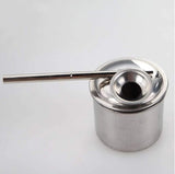 Stainless steel blowing glaze pot