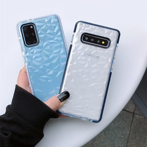 Diamond pattern phone case