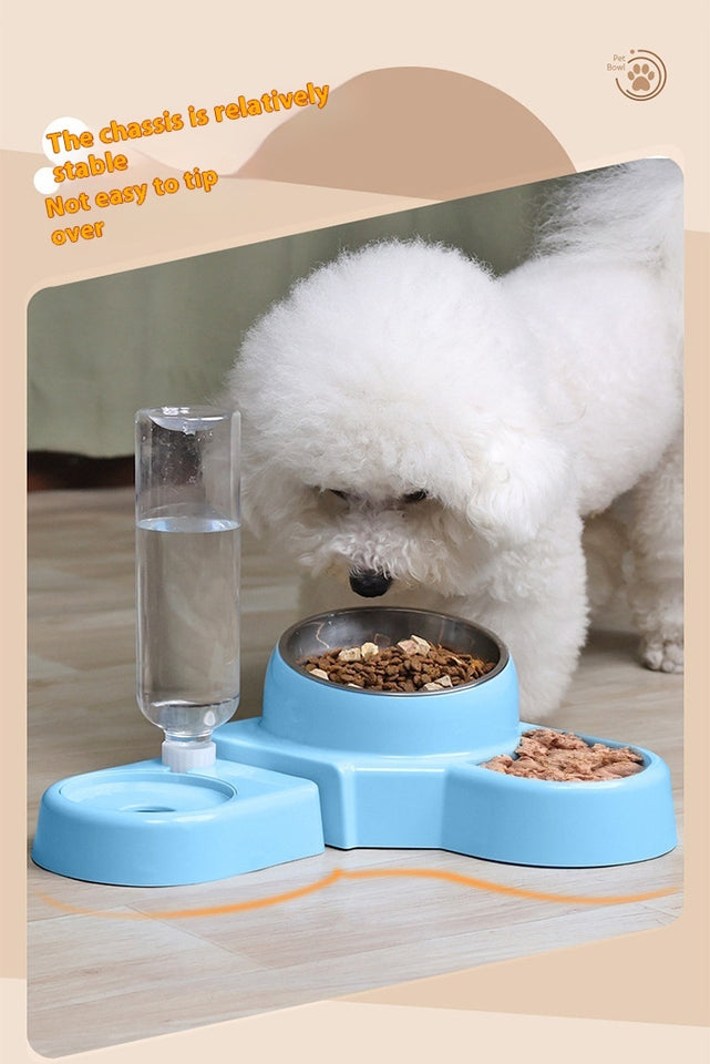 Plastic Bowl For Cat Removable Automatic Water Feeder