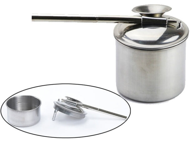 Stainless steel blowing glaze pot