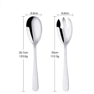 Stainless Steel Spoon Salad Fork