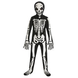 Halloween Children Skull-shaped White Ghost Bone Character Cosplay Clothes