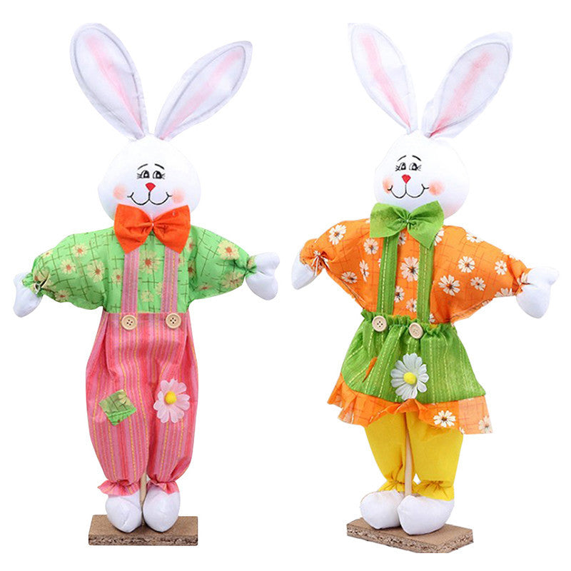 Rabbit Scarecrow Toy