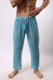 new fashion men sexy mesh trousers men casual hollow trousers