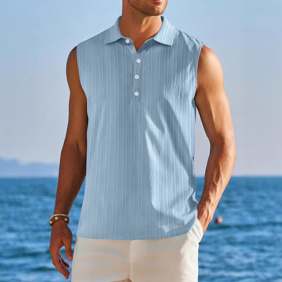 Men's Half-open Tube Sleeveless Bottoming Shirt