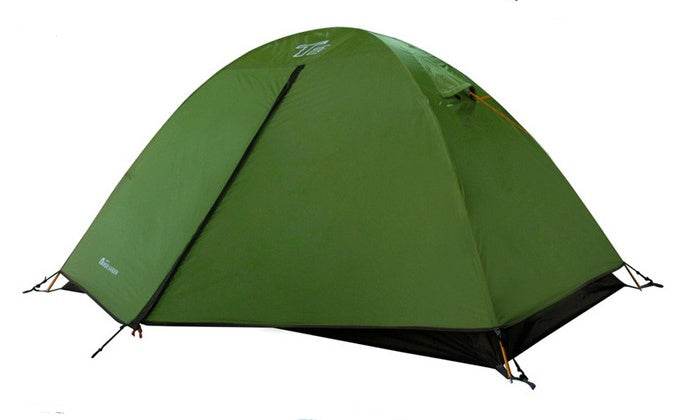 Double Aluminum Pole Rainproof Canopy Camping Climbing Tent